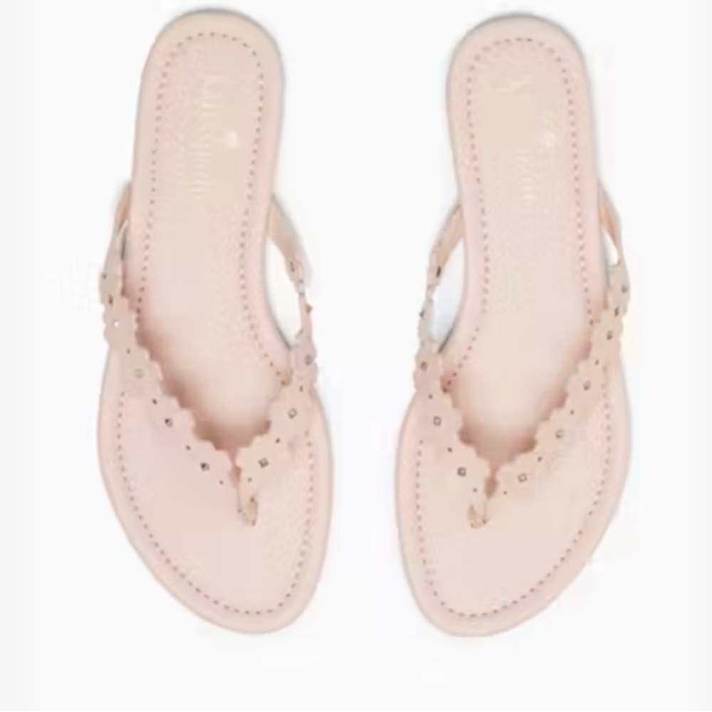 Kate Spade Pink Sandals with Braided Straps